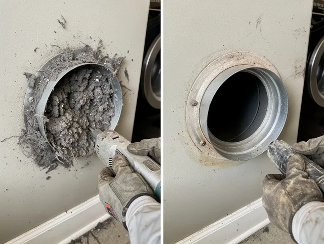 Professional clogged vent cleaning by Hacienda Heights Dryer Vent Cleaning in Hacienda Heights