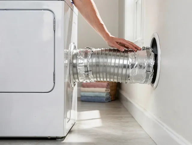 Professional dryer vent hose installation by Hacienda Heights Dryer Vent Cleaning in Hacienda Heights